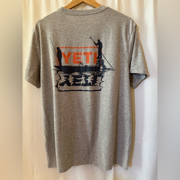 Yeti Skiff Short Sleeve T-Shirt Women’s or Men’s Large - Picture 1 of 3